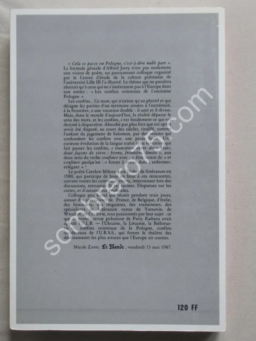 Les Confins de l'Ancienne Pologne. Ukraine, Lituanie, Biélorussie XVIe XXe - Image 6