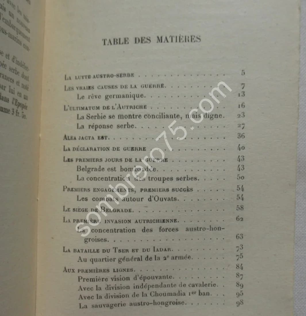 Avec l'Armée Serbe. De l'ultimatum Autrichien à l'Invasion de la Serbie. H BARBY - Image 7