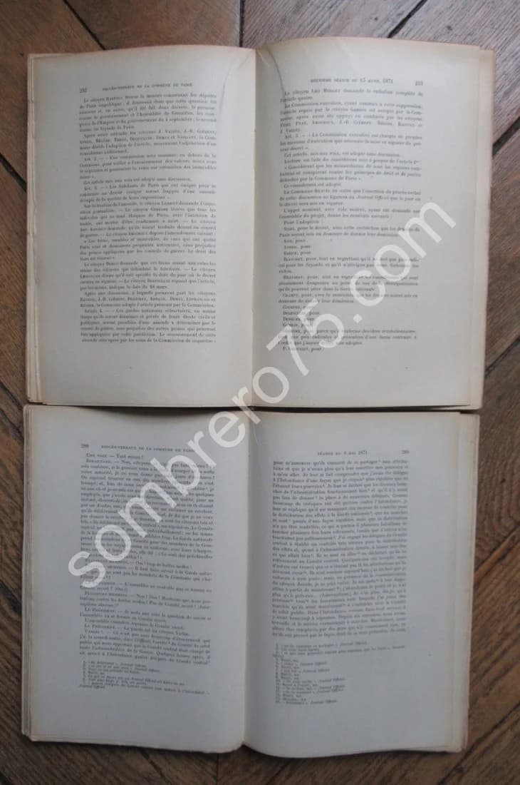 Procès Verbaux de la Commune de 1871 - 2 Tomes - Image 4