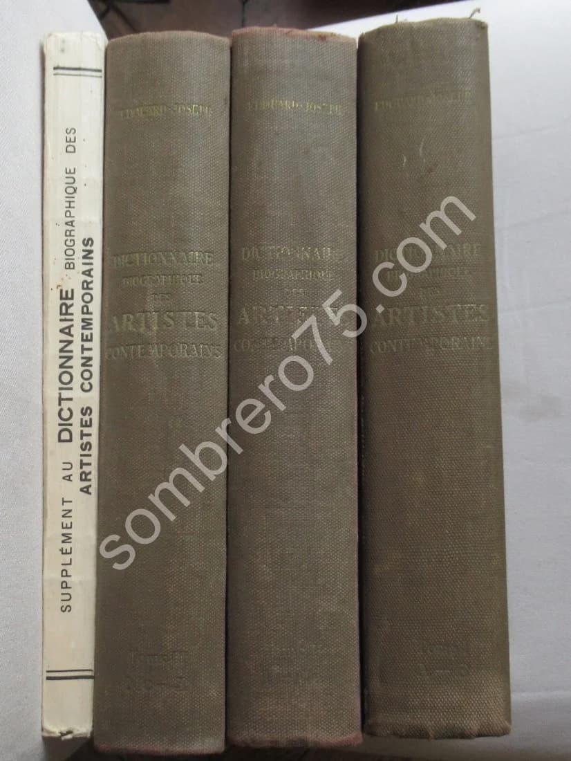 Dictionnaire Biographique des Artistes Contemporains- 3 Tomes + supplément