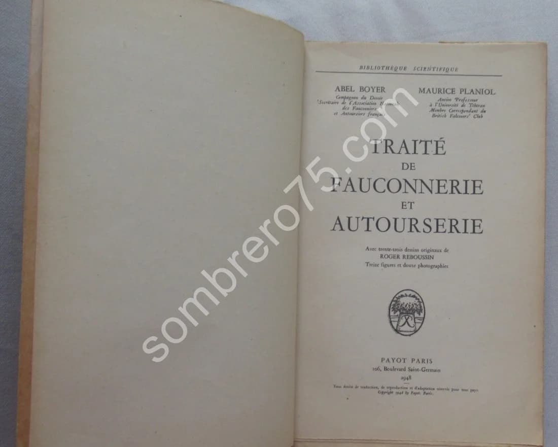 Traité de Fauconnerie et Autourserie - Image 2