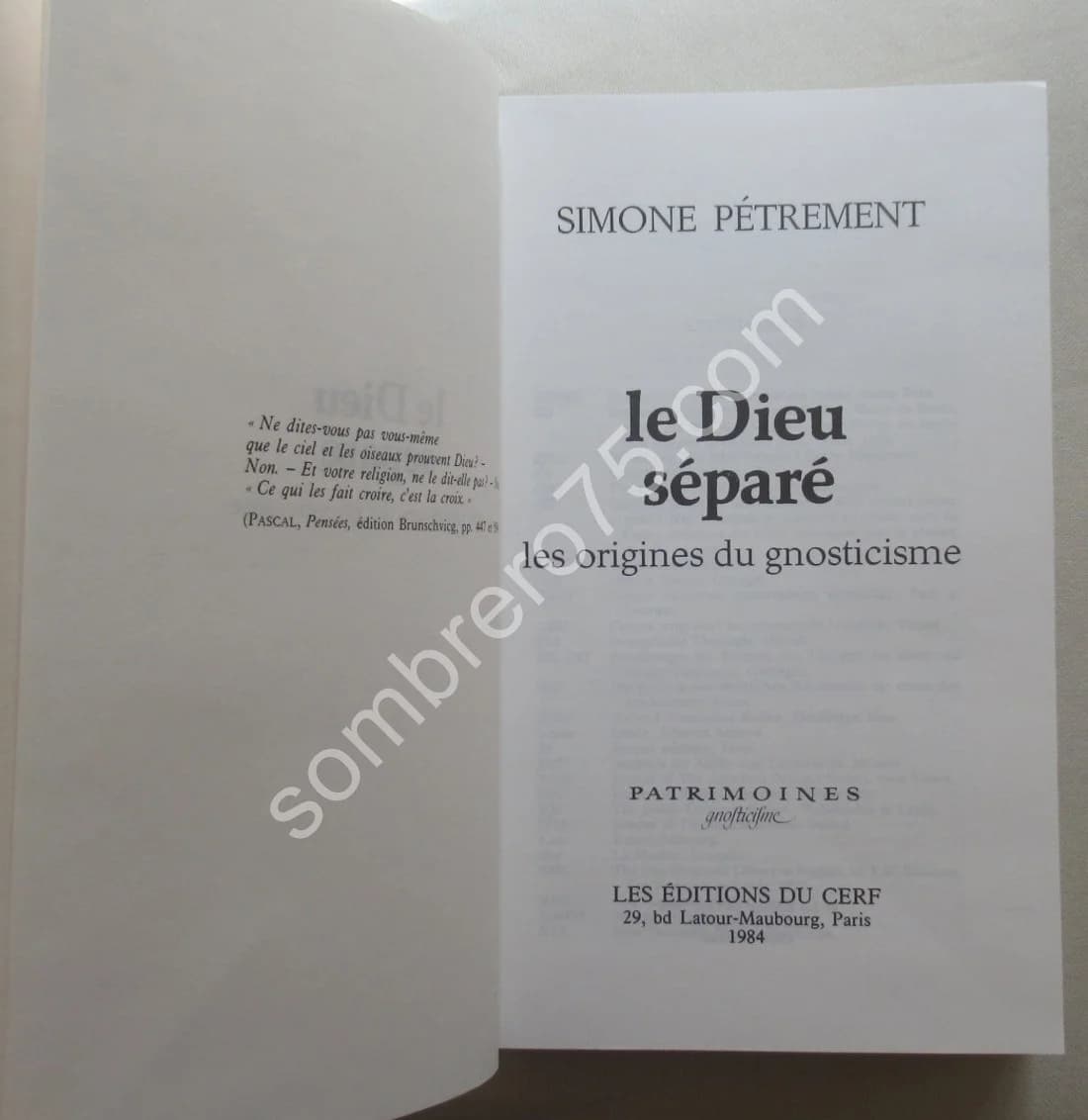 Le Dieu Séparé - les origines du gnoticisme - Image 3