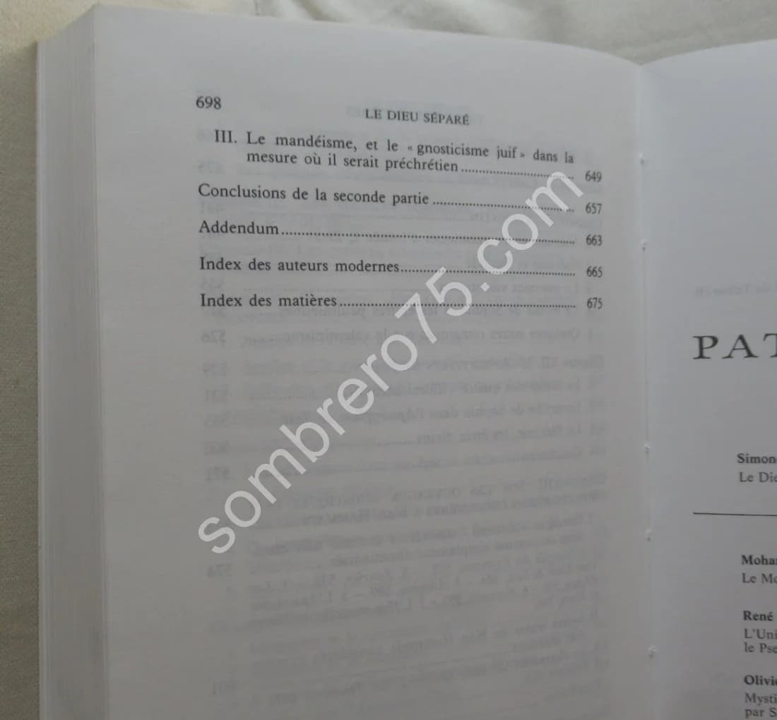 Le Dieu Séparé - les origines du gnoticisme - Image 7