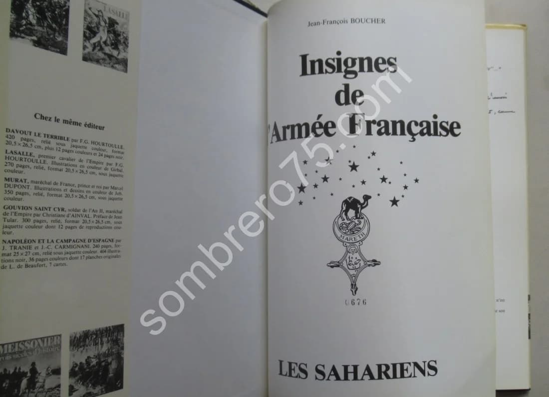 Les Insignes Sahariens de l'Armée Française. J. Fr BOUCHER - Image 3
