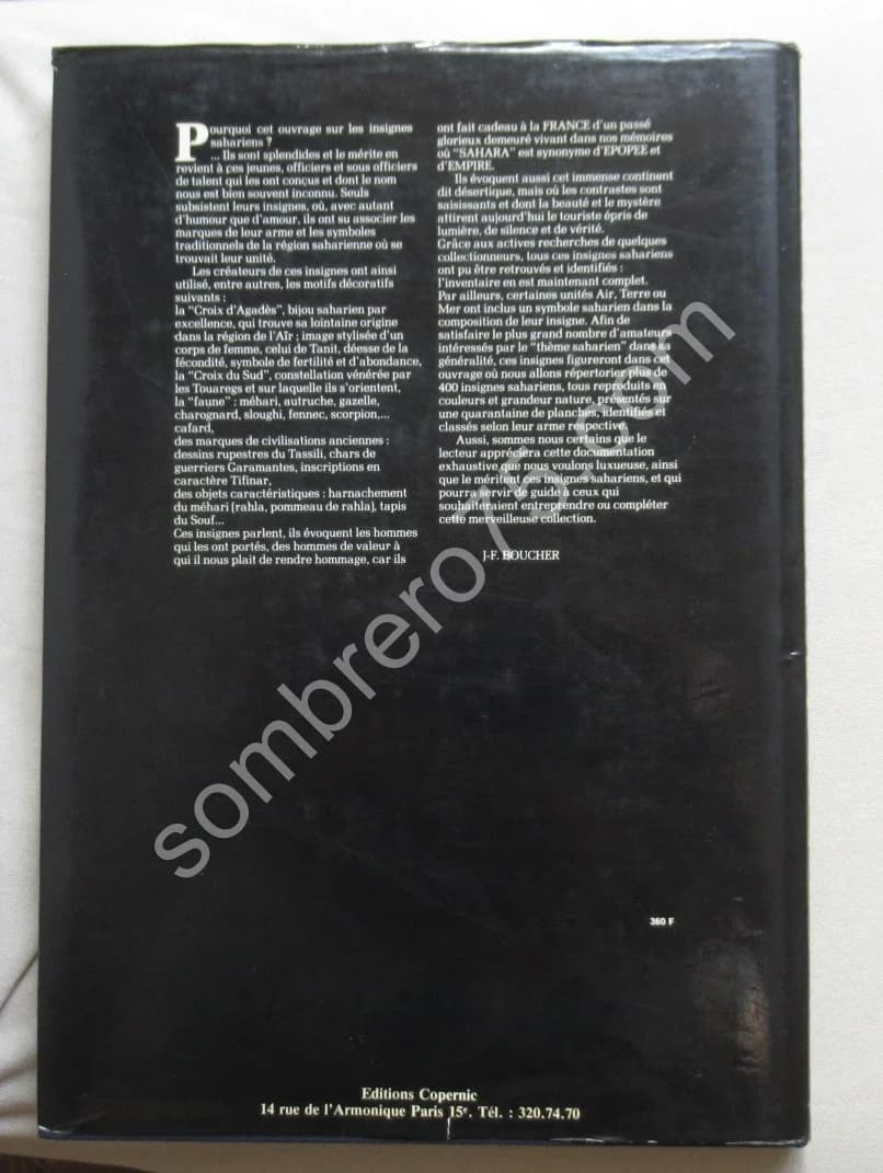 Les Insignes Sahariens de l'Armée Française. J. Fr BOUCHER - Image 8