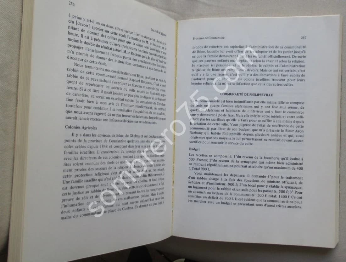 Les Juifs d'Algérie et la France 1830-1855. S. SCHWARZFUCHS - Image 4