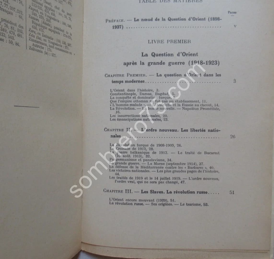 La Question d'Orient 1918-1937. La paix de la Méditerranée. Ed. Driault - Image 5