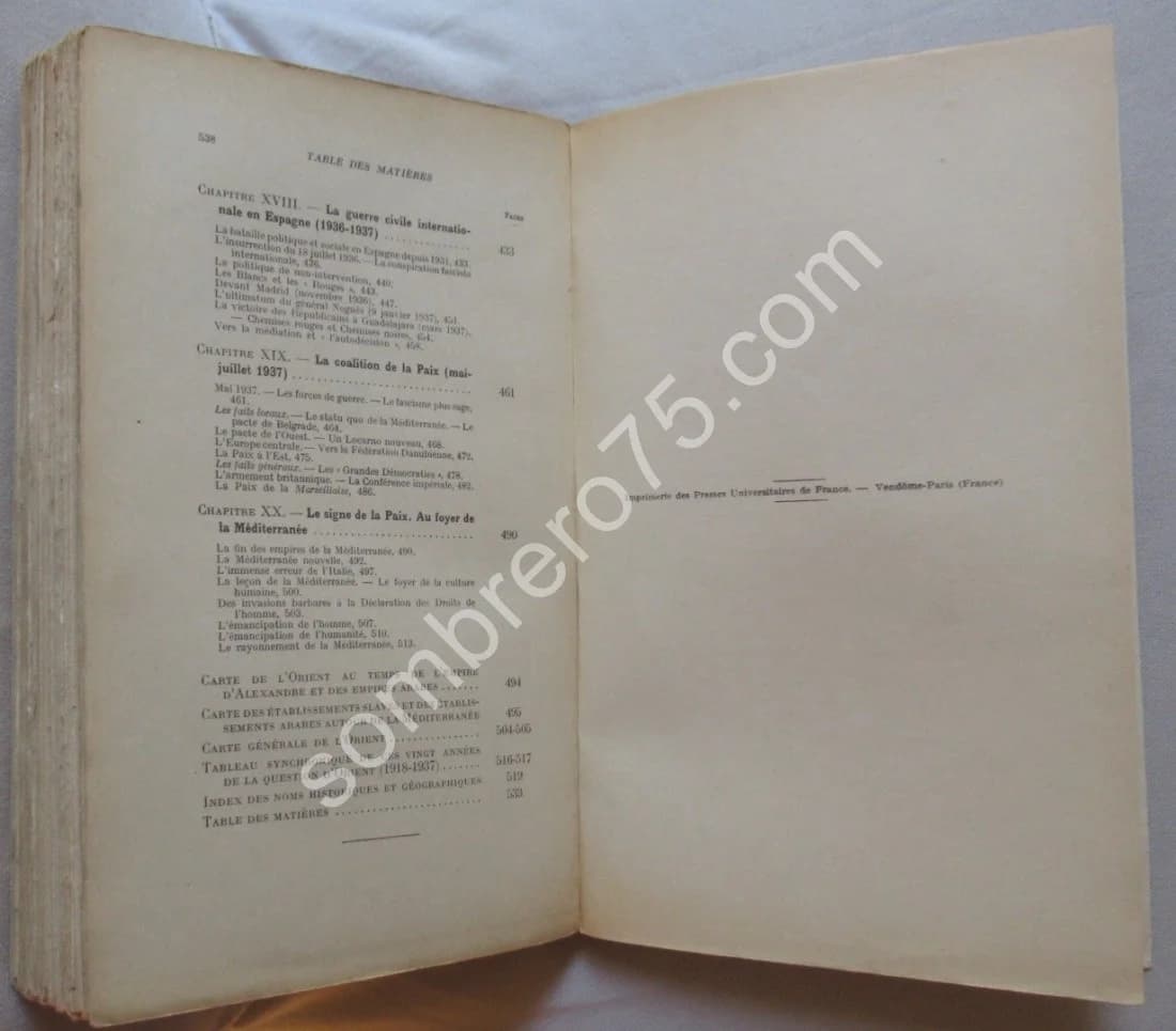 La Question d'Orient 1918-1937. La paix de la Méditerranée. Ed. Driault - Image 8