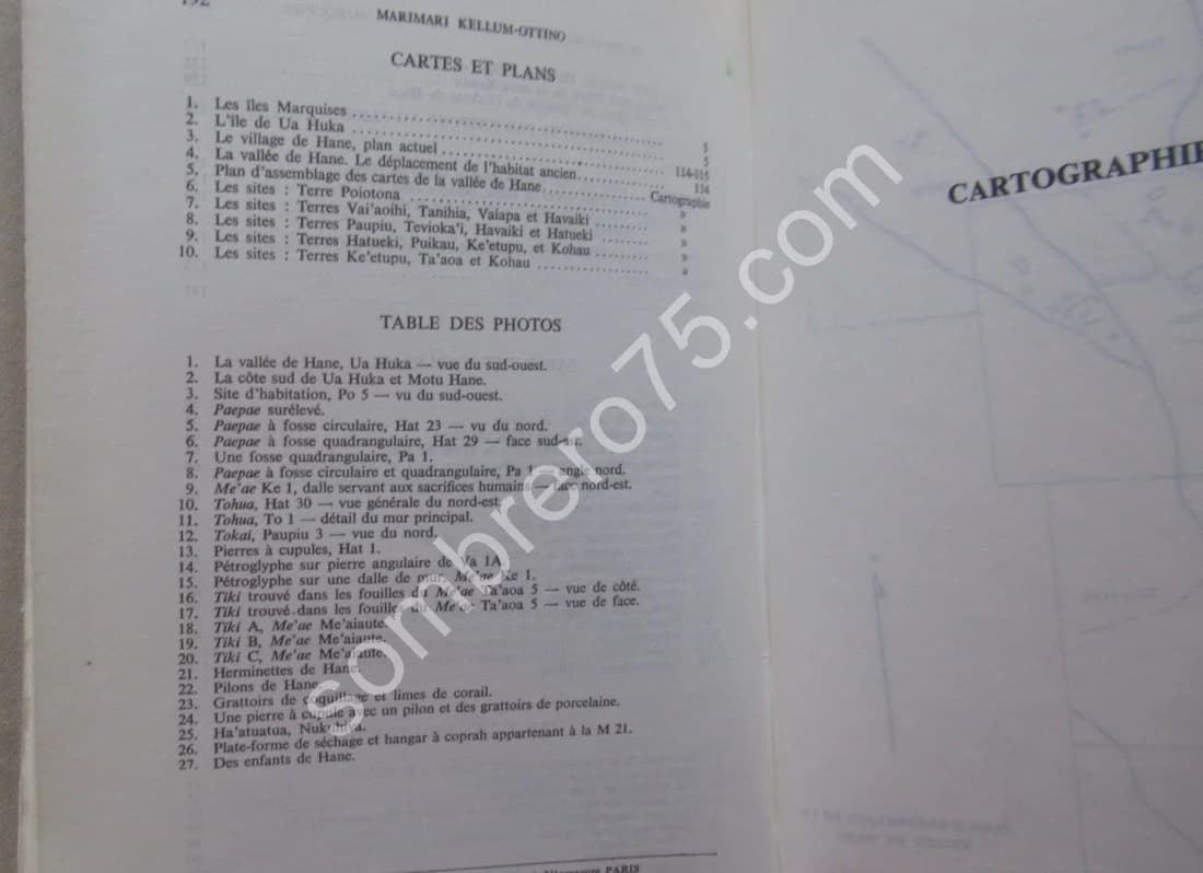 Archéologie d'une Vallée des Iles Marquises. Marimari Kellum Ottino - Image 9
