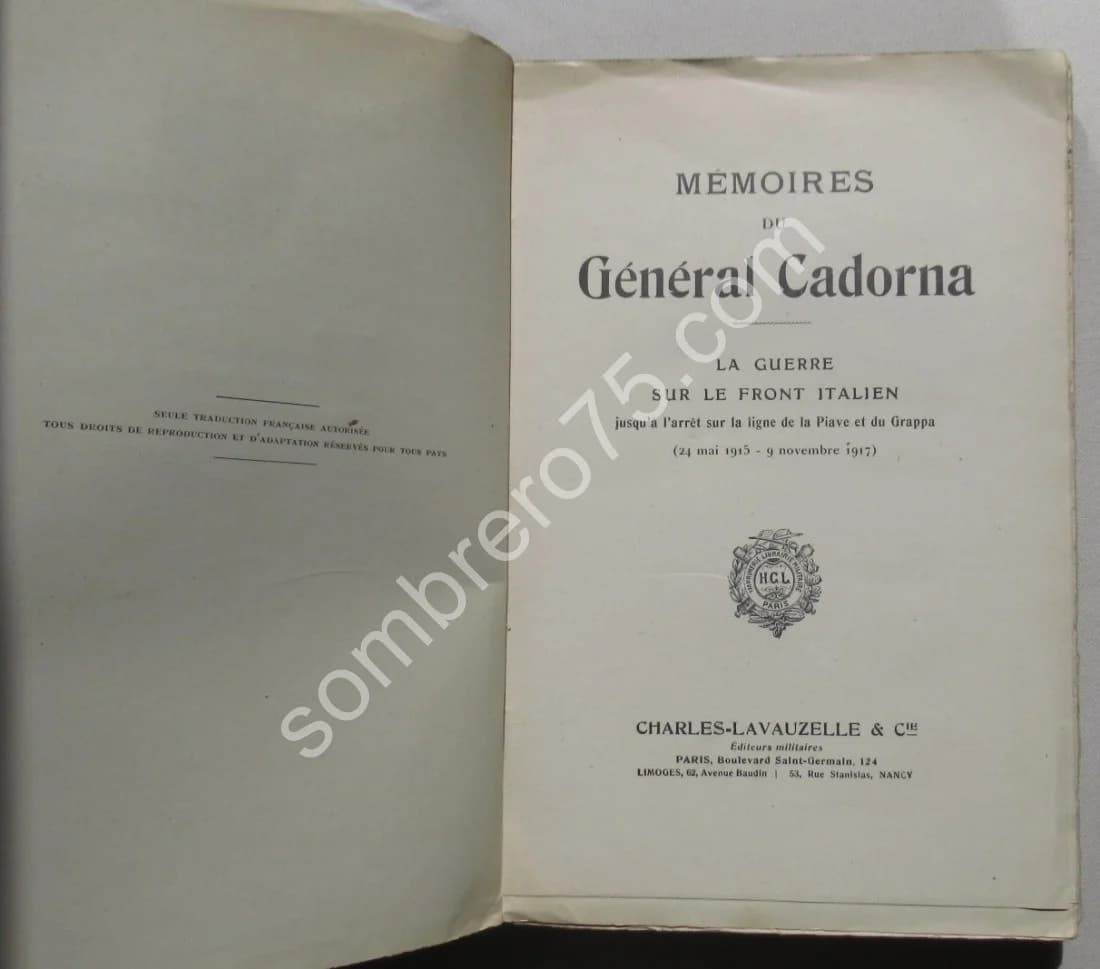 Mémoires du Général Cadorna. La Guerre sur le Front Italien - Image 3