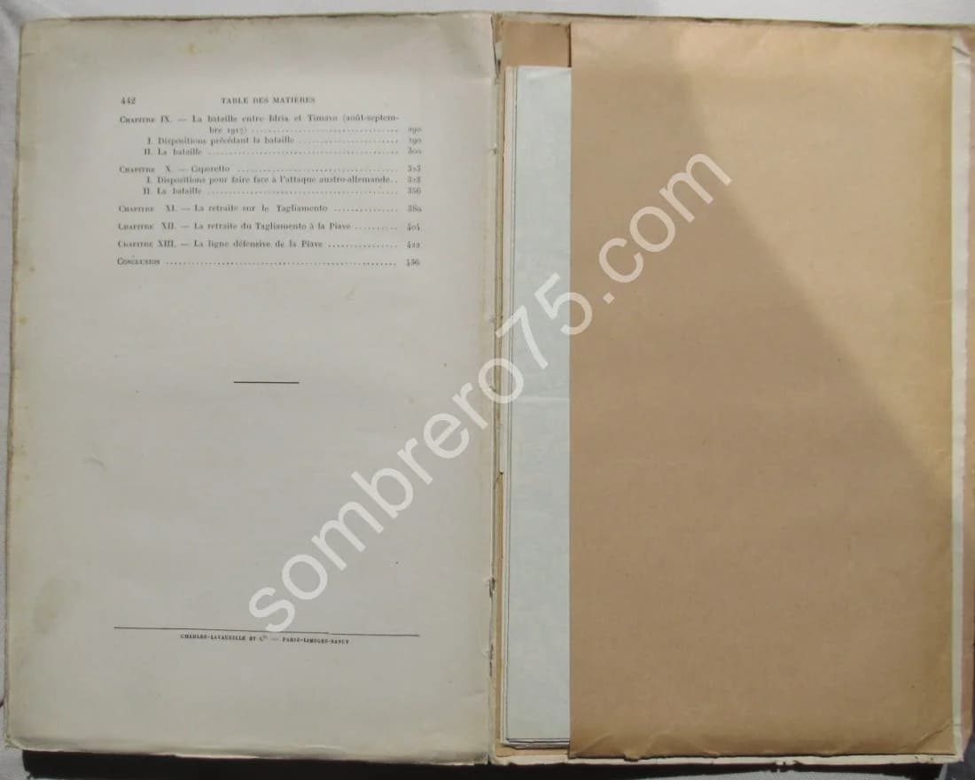 Mémoires du Général Cadorna. La Guerre sur le Front Italien - Image 6