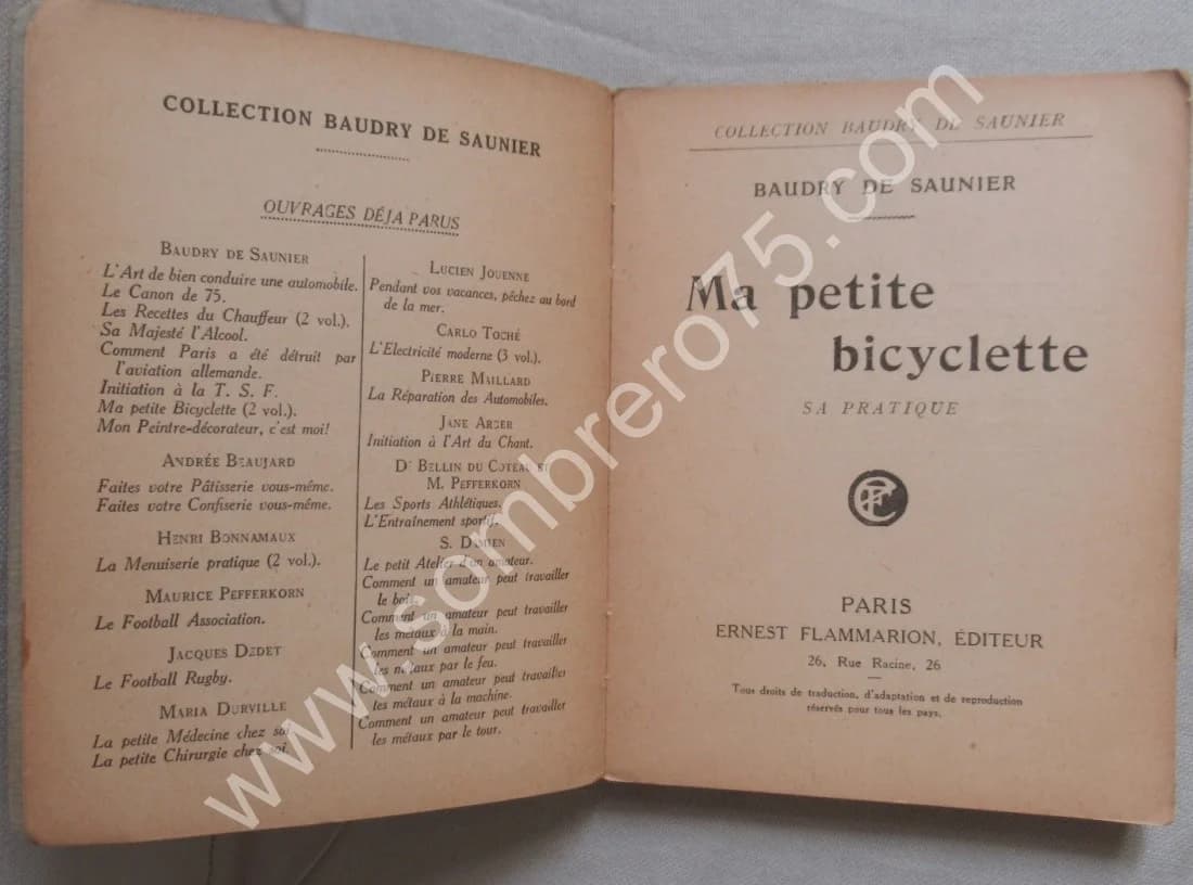 Ma Petite Bicyclette. Sa Pratique - Image 3