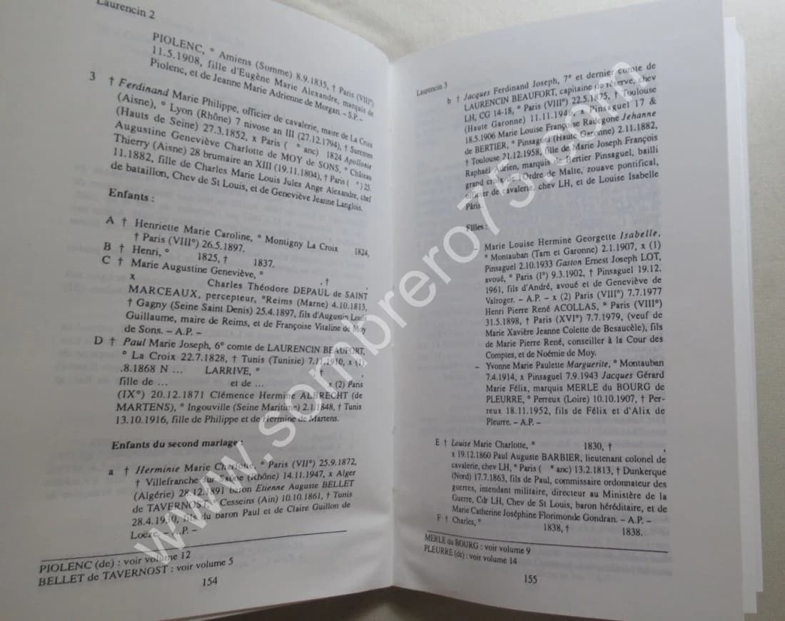 Etat de la Noblesse Subsistante 1940-1988. Vol 17 - Image 4