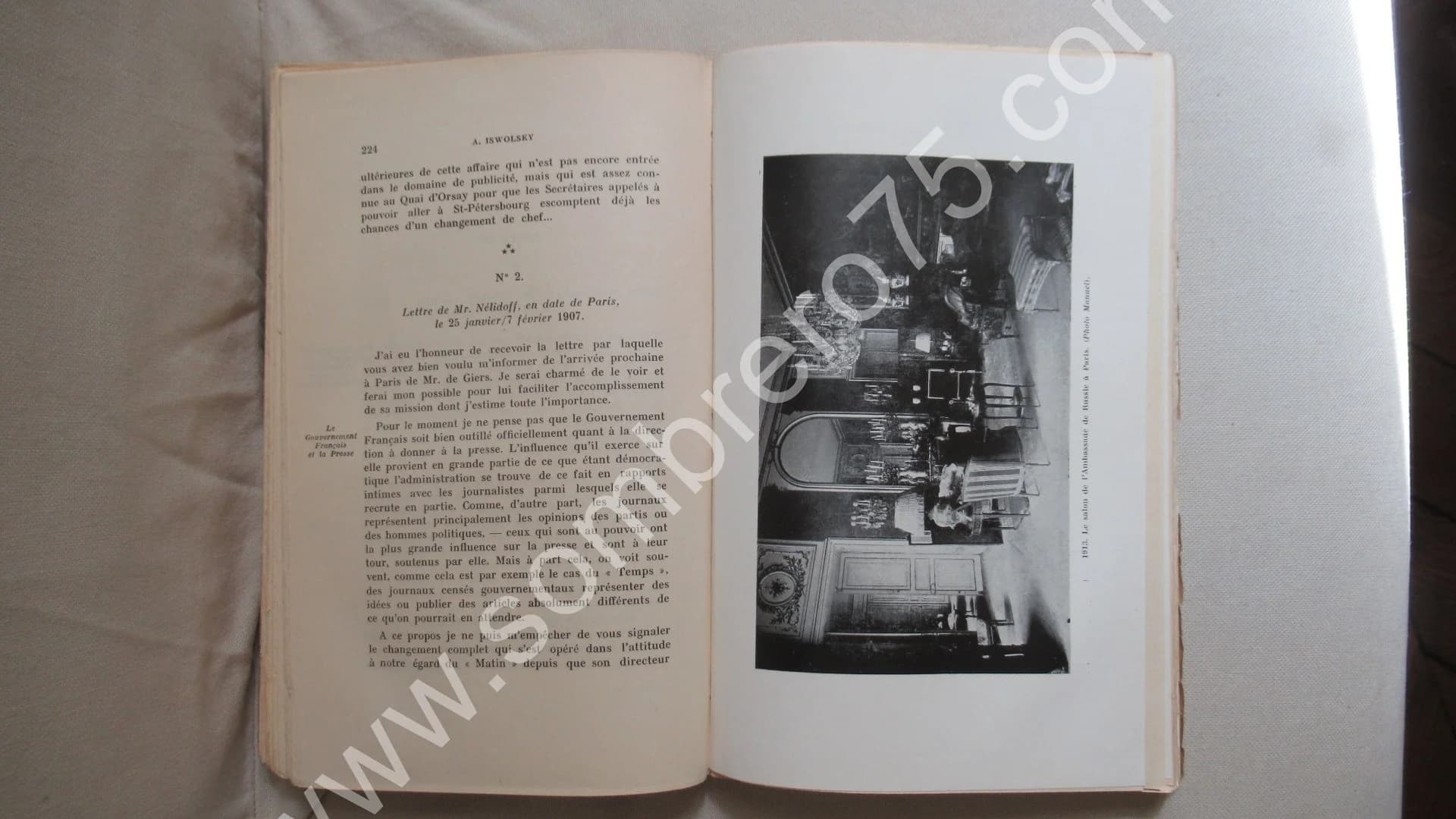 Au Service de la Russie. Correspondance Diplomatique Alex. ISWOLSKY - Image 6