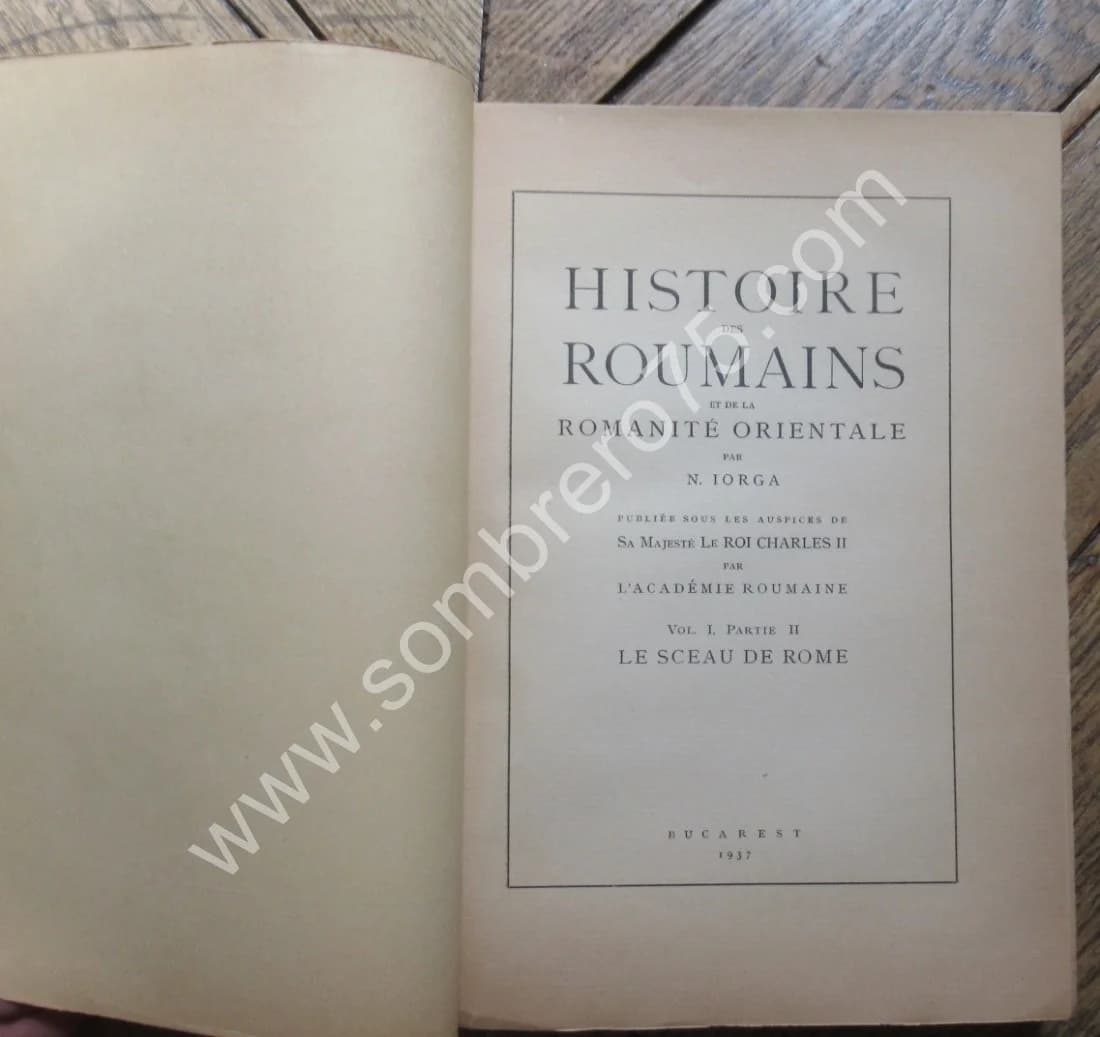 Histoire des Roumains et de la Romanité Orientale. 4 Tomes. en 5 Vol.. 1937 - Image 3