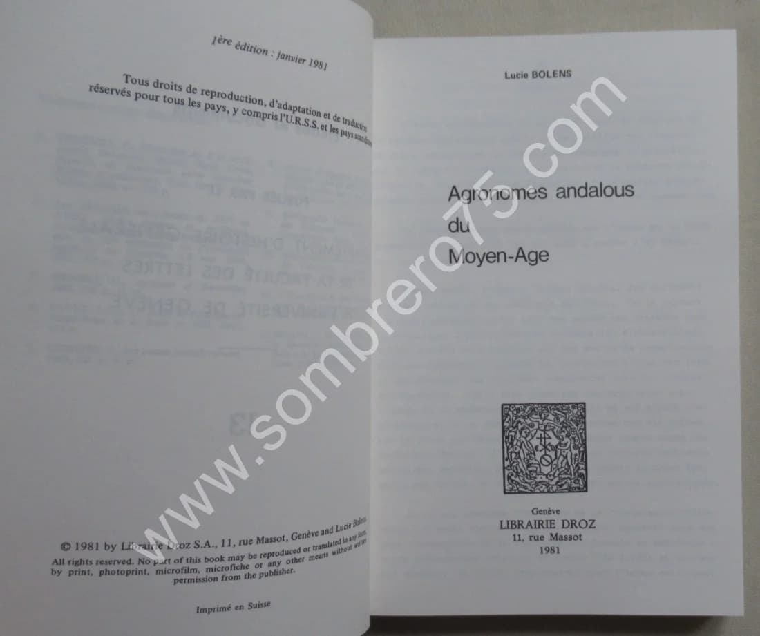 Agronomes Andalous du Moyen Age - Image 3