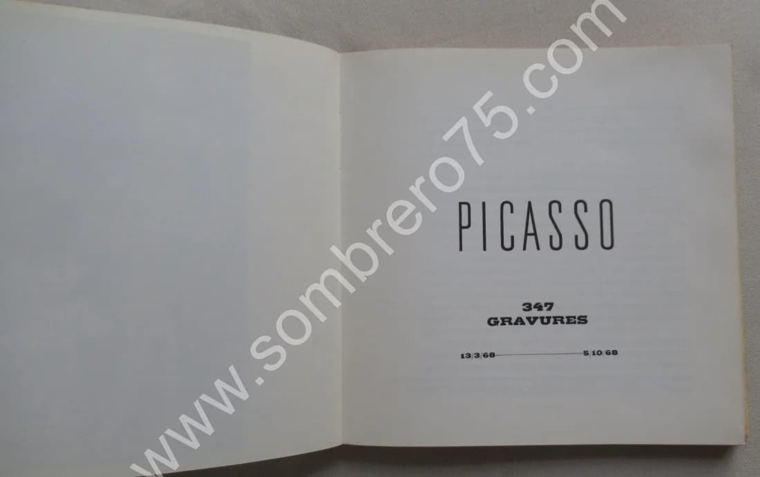Picasso - 347 gravures - - Mars à octobre 1968 - Image 3