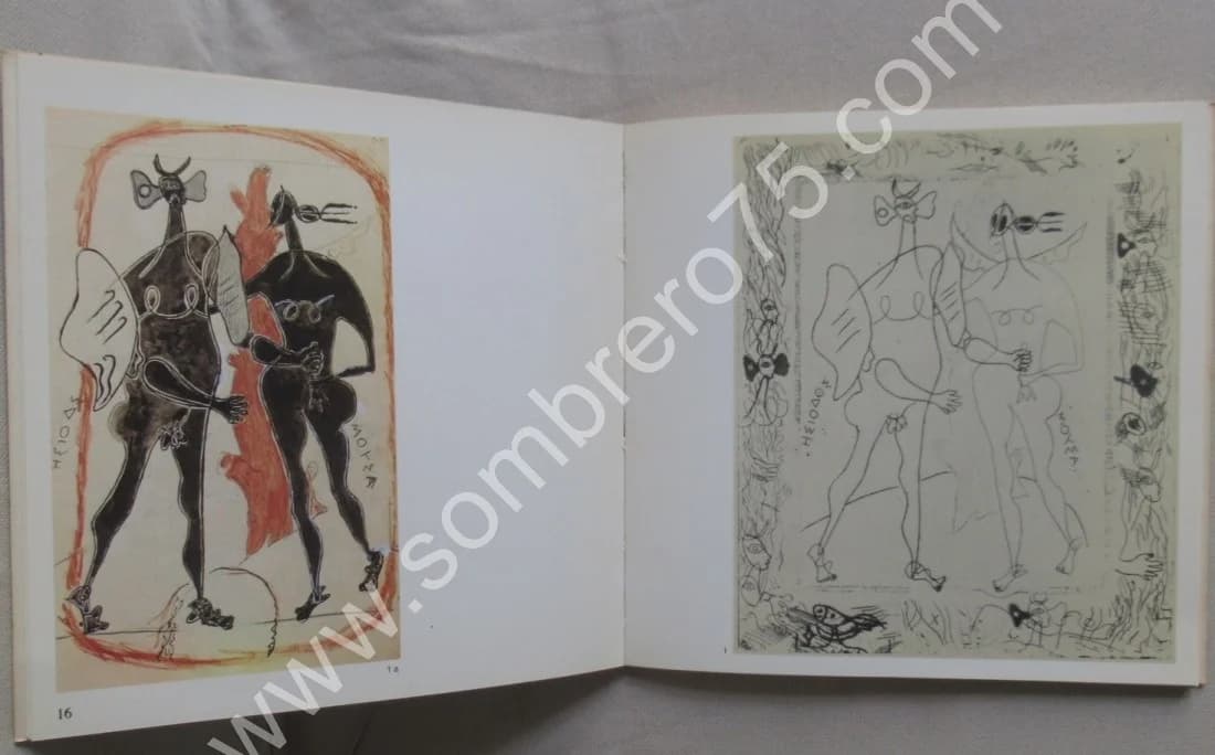 G. Braque et la Mythologie 1982. Galerie Leiris - Image 5