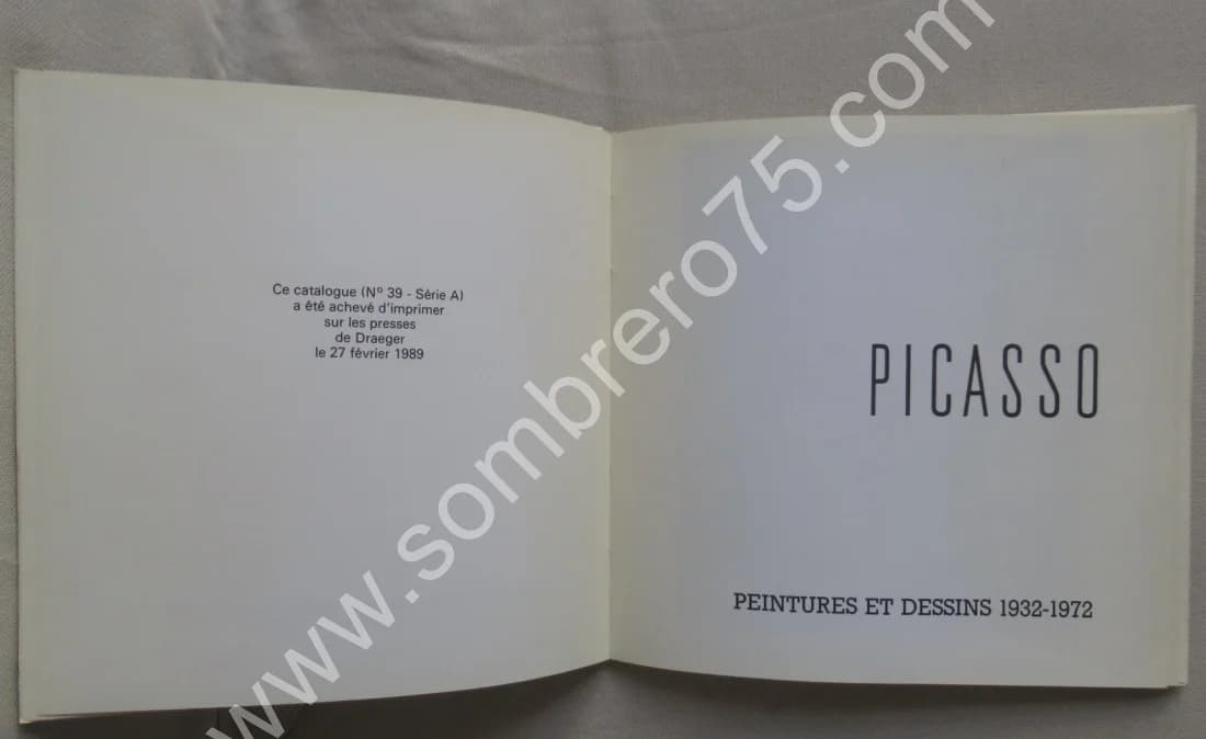 Picasso Peintures et Dessins 1932-1972 - Image 3