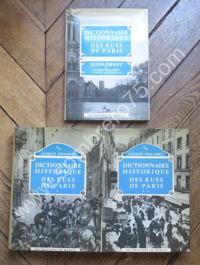 Dictionnaire Historique des Rues de Paris- 3 Tomes