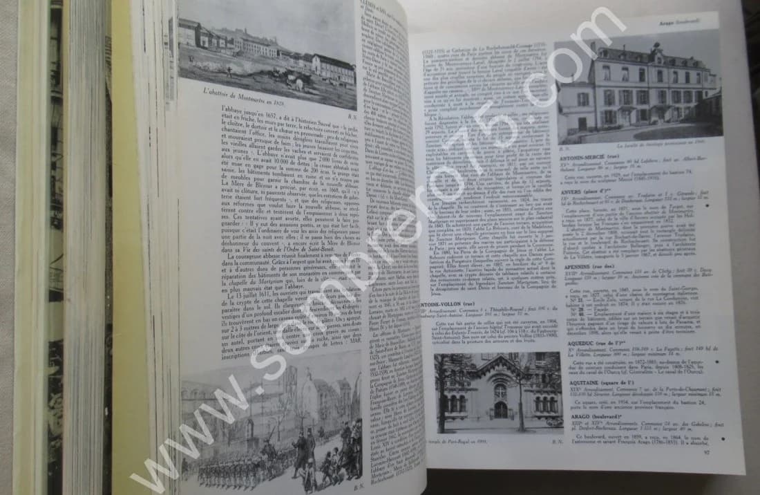 Dictionnaire Historique des Rues de Paris- 3 Tomes - Image 4
