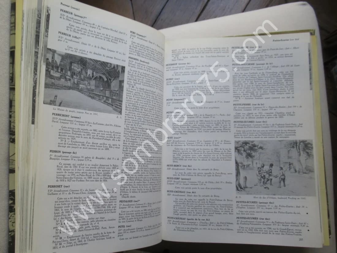 Dictionnaire Historique des Rues de Paris- 3 Tomes - Image 7