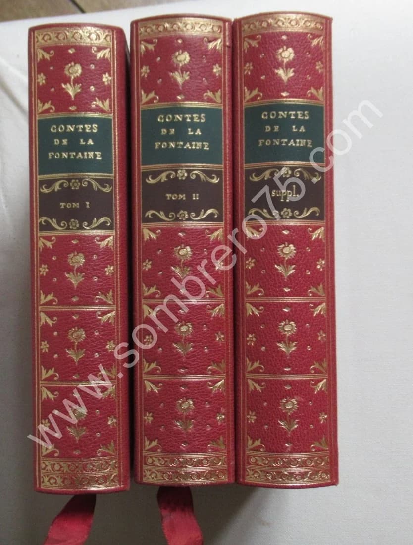 Contes de La Fontaine. 3 vol. Ed. Michel de L'Ormeraie