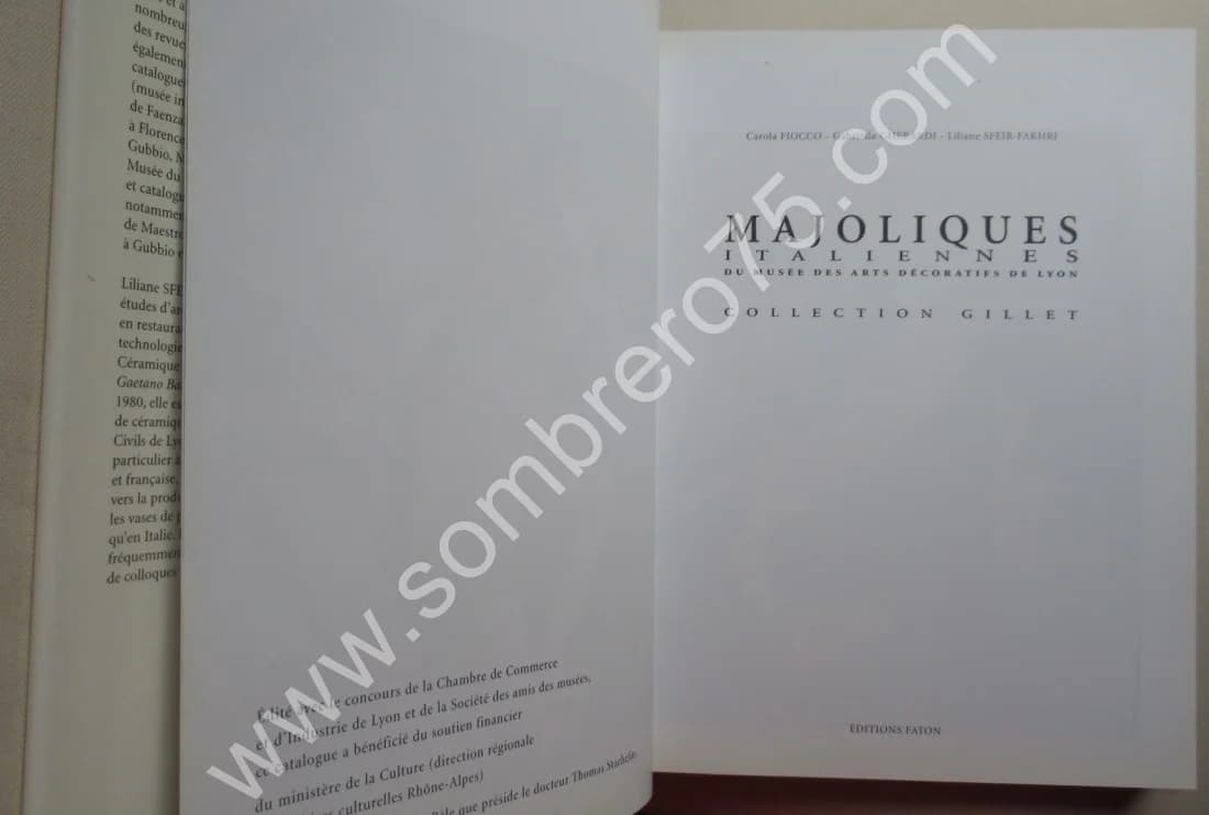 Majoliques Italiennes du Musée des Arts Décoratifs de Lyon - Image 3