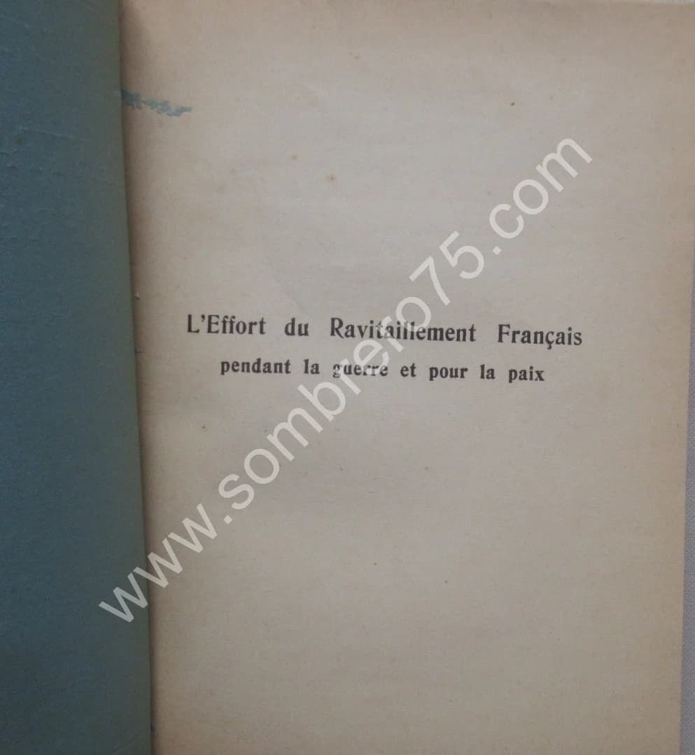 L'Effort du Ravitaillement Français pendant la Guerre 1914-1920 - Image 3