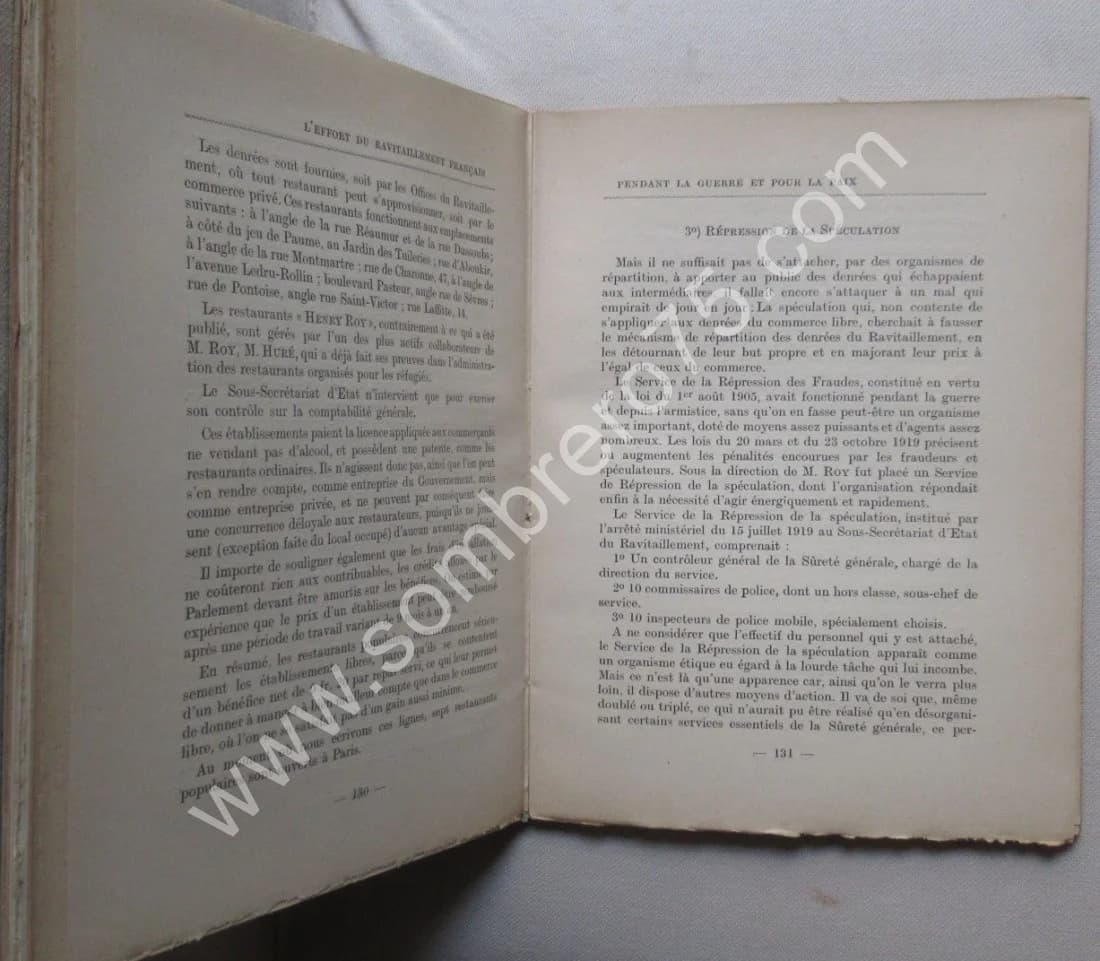 L'Effort du Ravitaillement Français pendant la Guerre 1914-1920 - Image 9