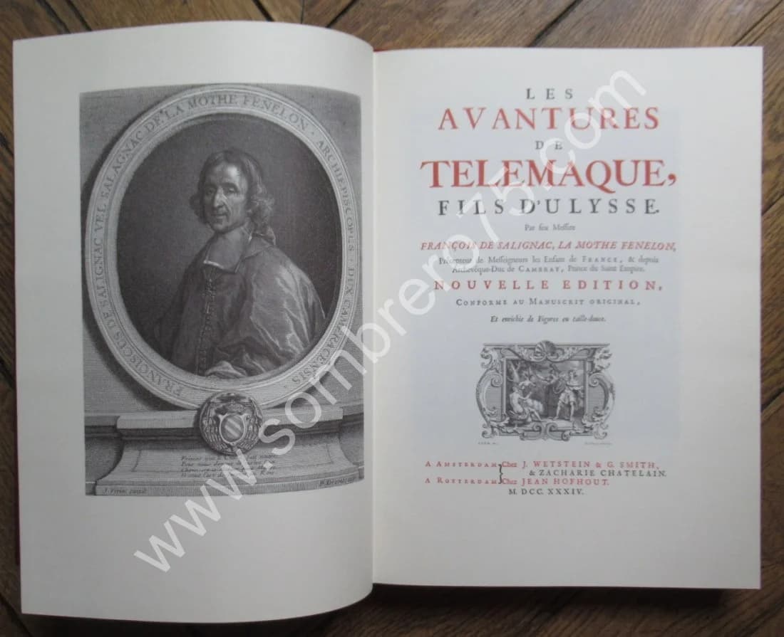 Les Avantures de Telemaque Fils d'Ulysse. Fenelon. M. de l'Ormeraie - Image 3