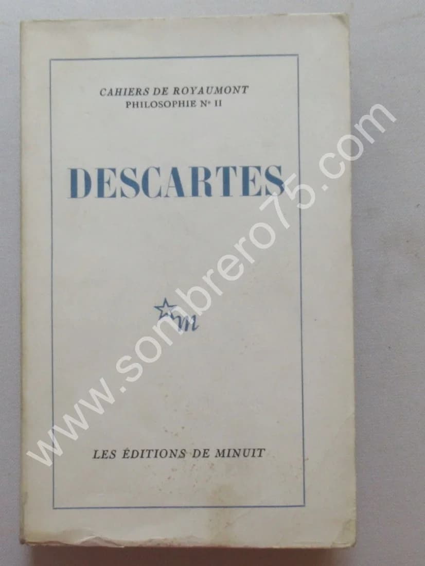 Descartes. Carnets de Royaumont