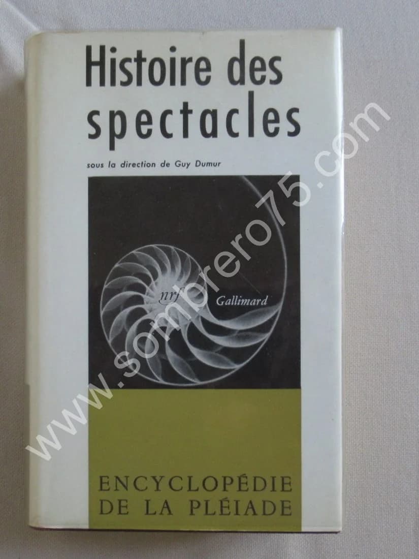 Histoire des Spectacles