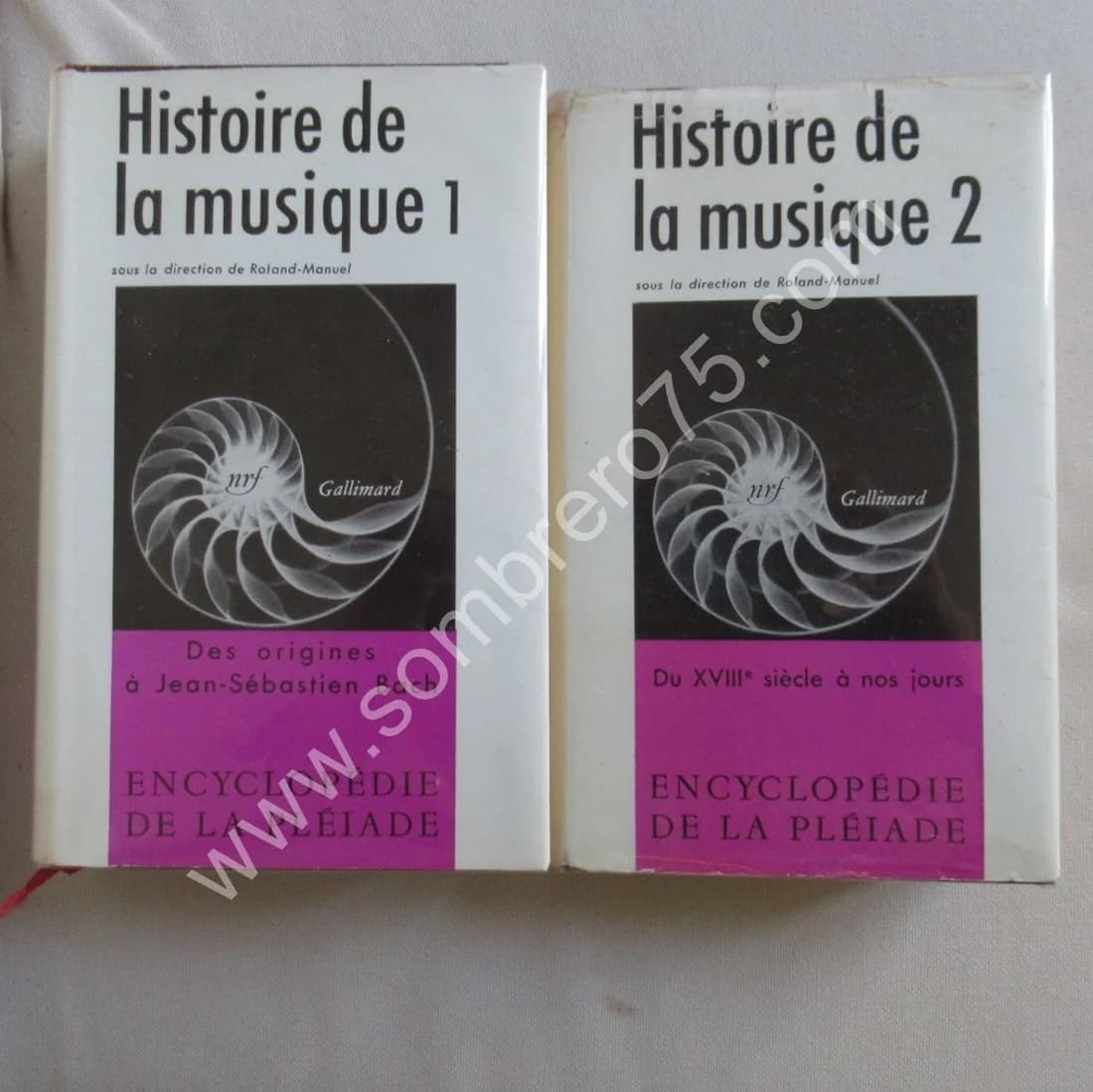 Histoire de la Musique. Pléiade - 2 Tomes