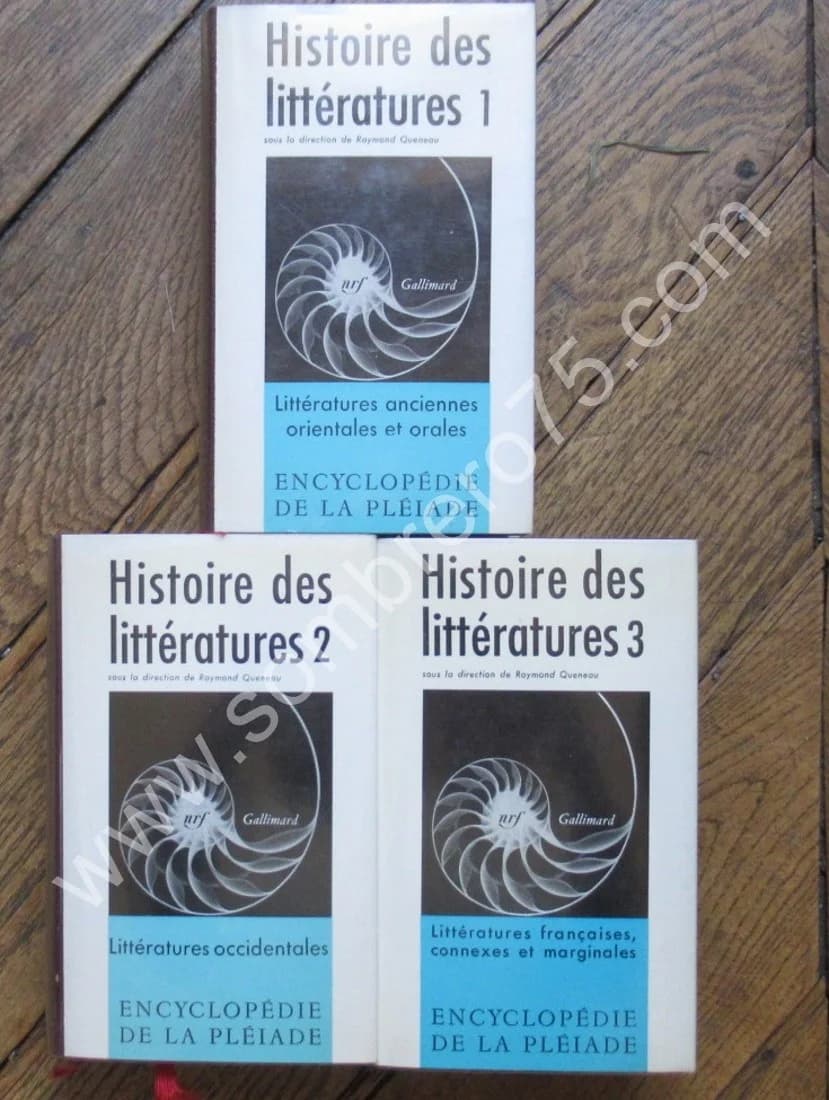 Histoire des Littératures. 3 volumes