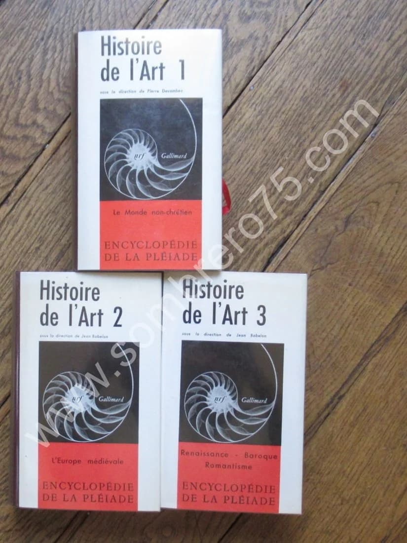 Histoire de l'Art- 3 Tomes