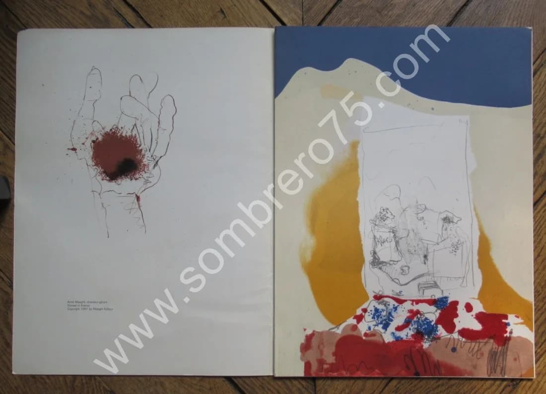 Paul REBEYROLLE. Derrière le Miroir N°163. Mars 1967. Litho - Image 3