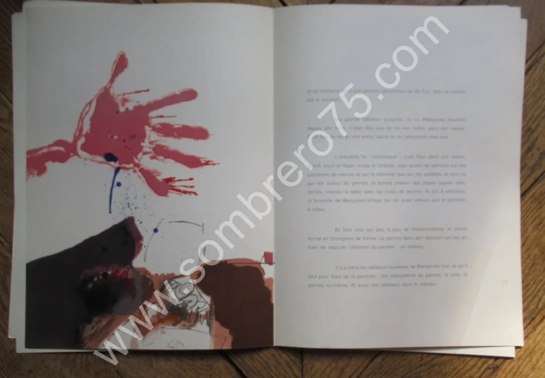 Paul REBEYROLLE. Derrière le Miroir N°163. Mars 1967. Litho - Image 4