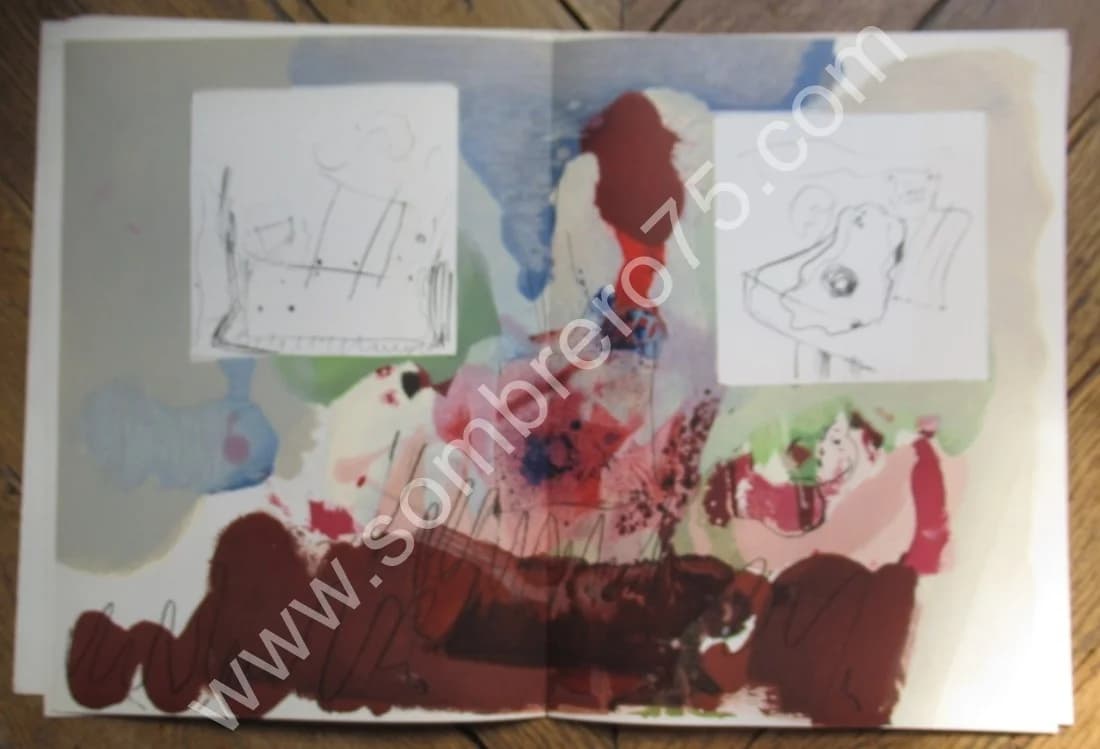 Paul REBEYROLLE. Derrière le Miroir N°163. Mars 1967. Litho - Image 5