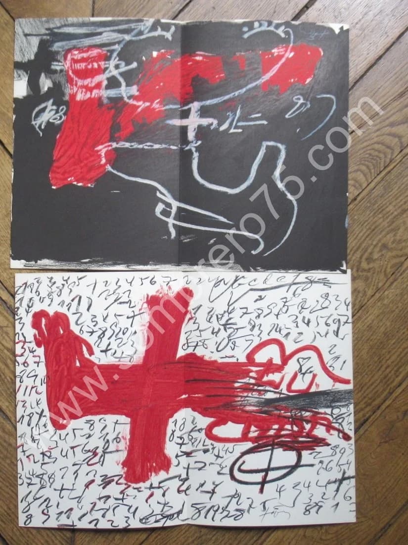 Tapiès - Repères N°18. Galerie. Lithos - Image 11