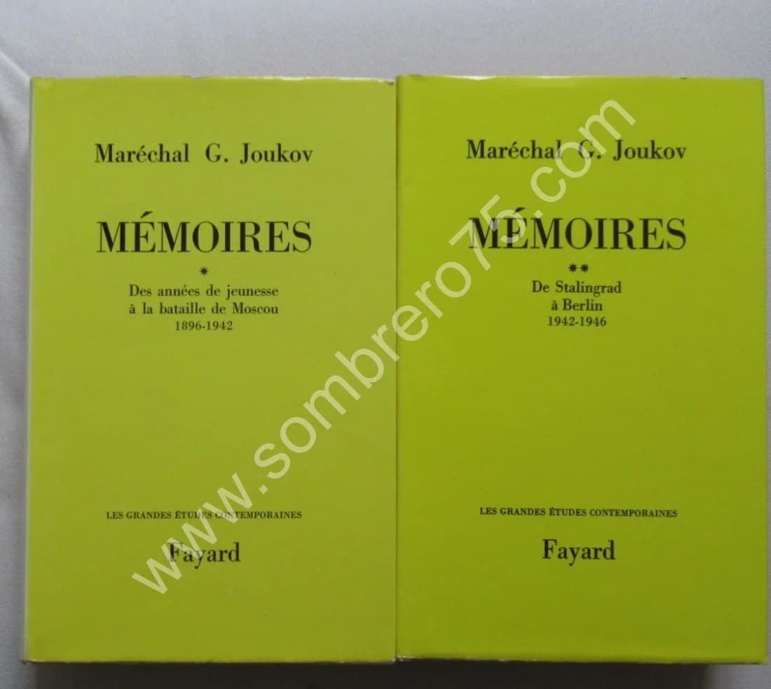 Mémoires 2 Tomes Maréchal
