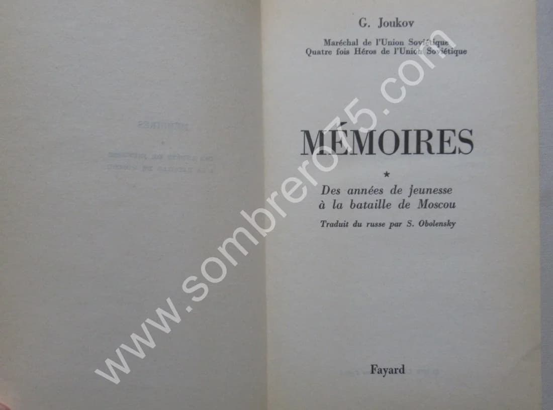 Mémoires 2 Tomes Maréchal - Image 5