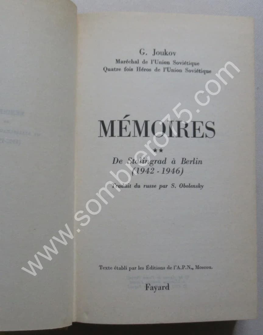 Mémoires 2 Tomes Maréchal - Image 9