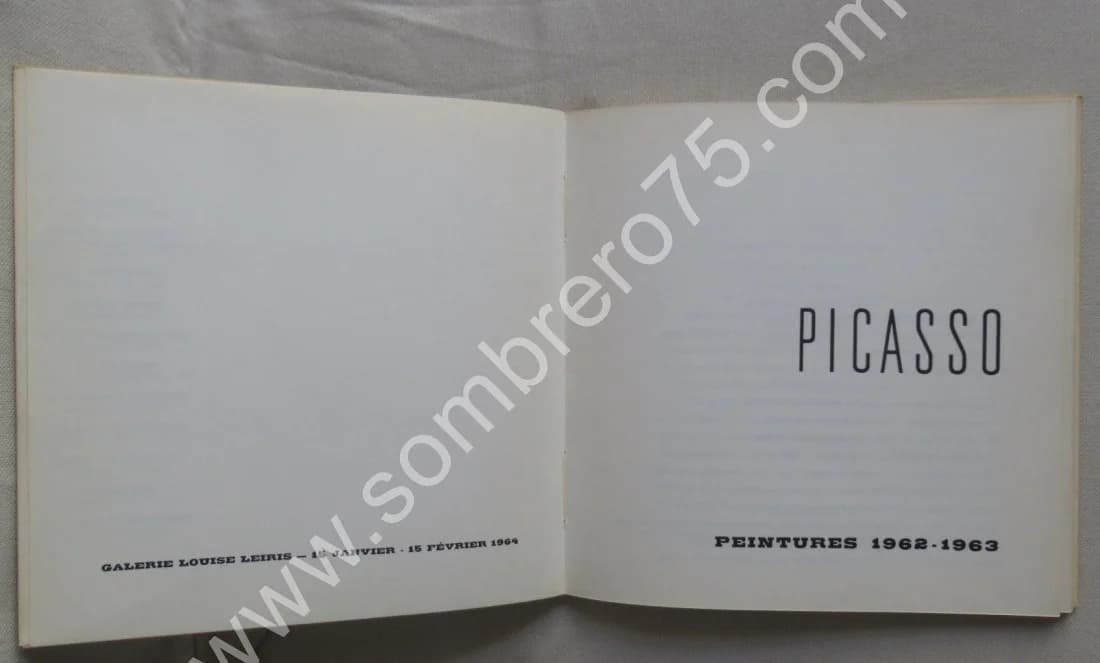 Picasso Peintures -1962-1963 - Image 3