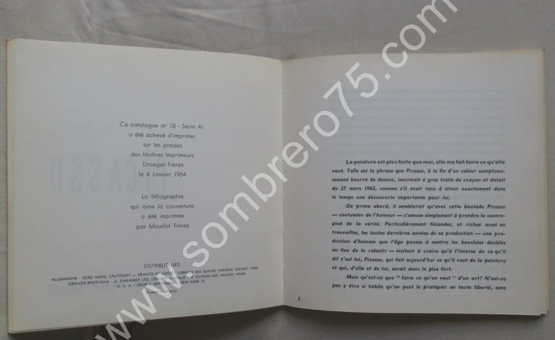 Picasso Peintures -1962-1963 - Image 4