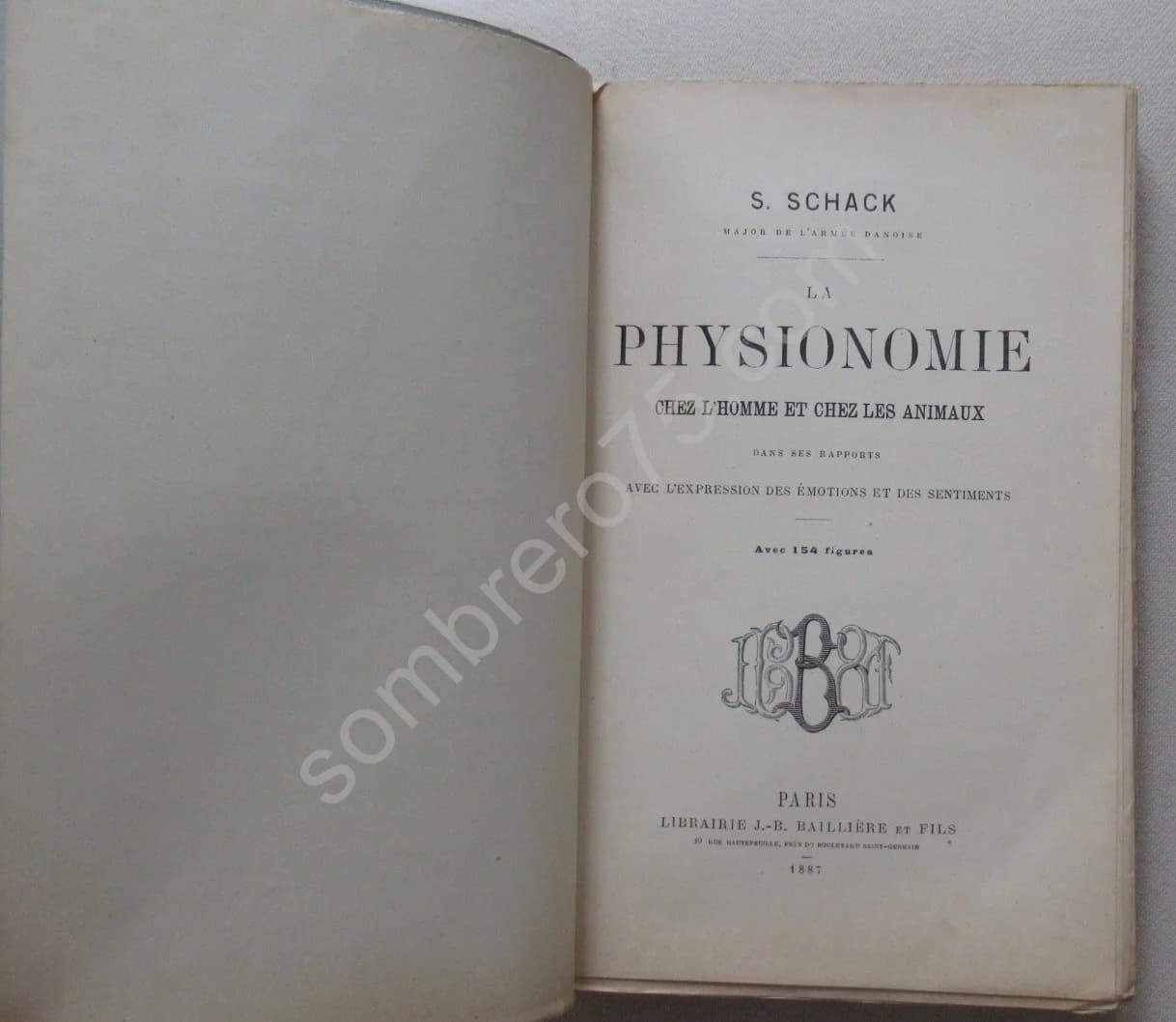 La Physionomie chez l'Homme et chez les Animaux, dans ses Rapports avec l'Expression des Emotions et des Sentiments. SCHACK - Image 3