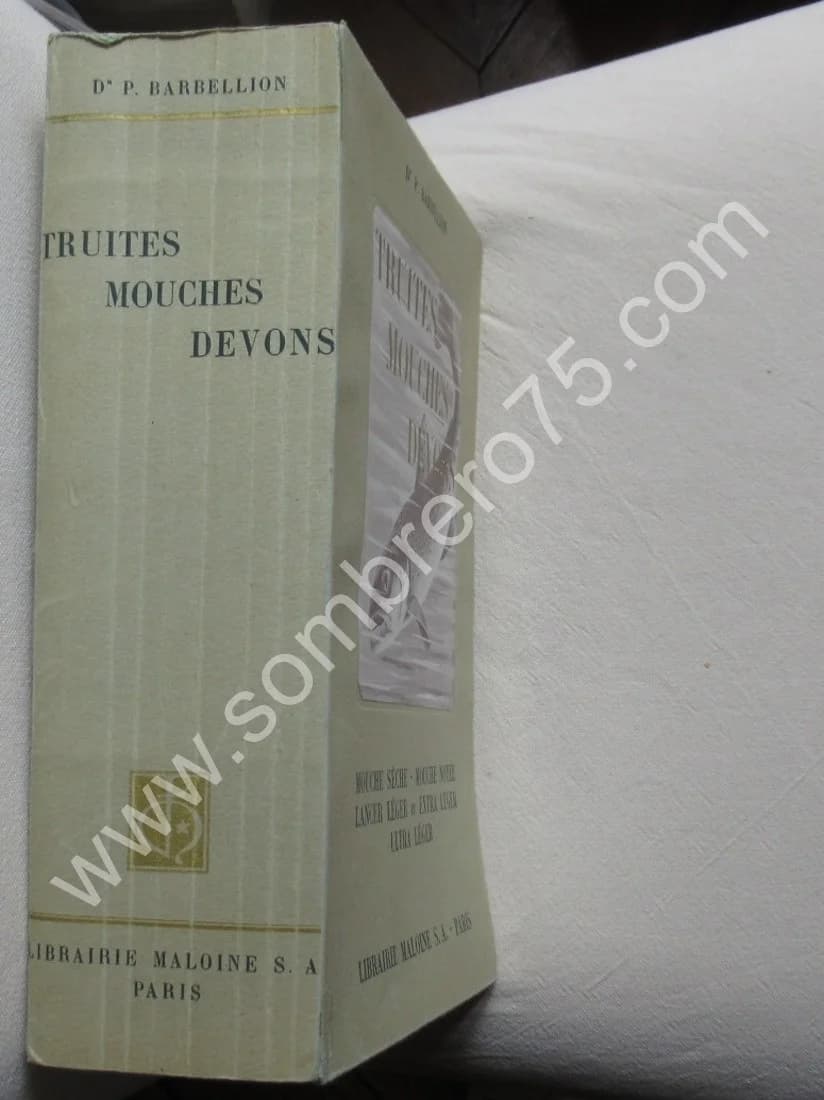 Truites Mouches Devons. Dr P BARBELLION 1948. Ex. H. C - Image 2