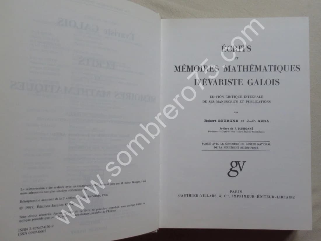 Ecrits et Mémoires Mathématiques - Image 2