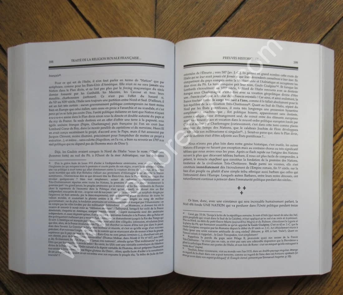 Traité de la Religion Royale Française ou le Vrai Visage de Clovis. V MORLIER - Image 4