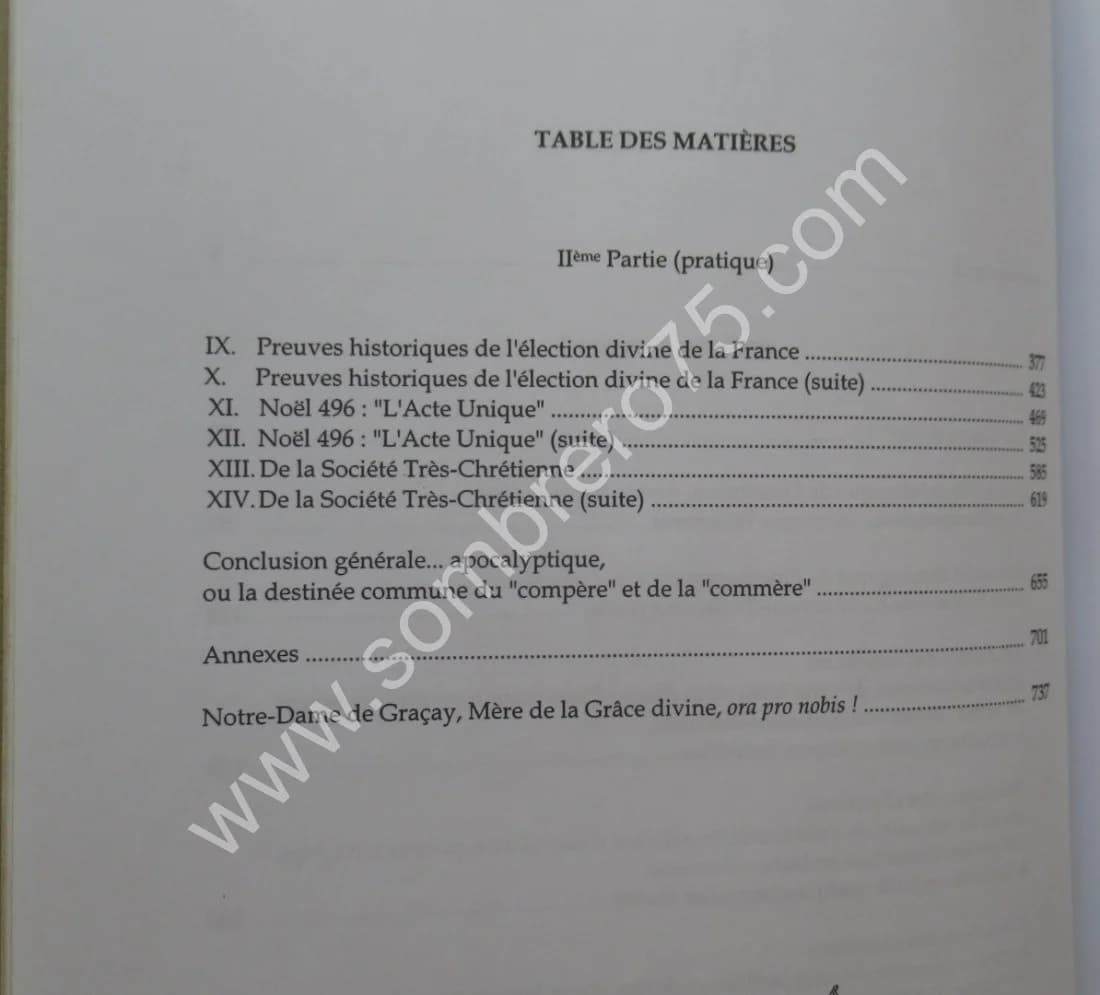 Traité de la Religion Royale Française ou le Vrai Visage de Clovis. V MORLIER - Image 7